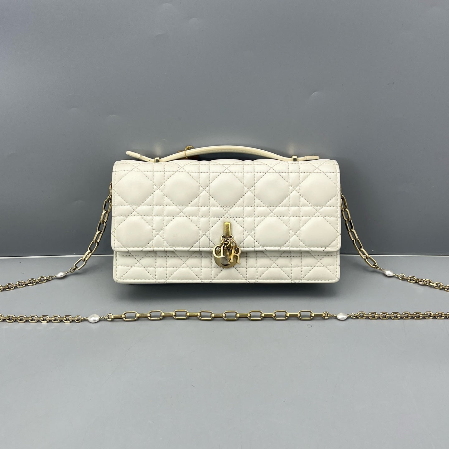 Dior - Lady WOC - Lambskin leather - White - (mini)