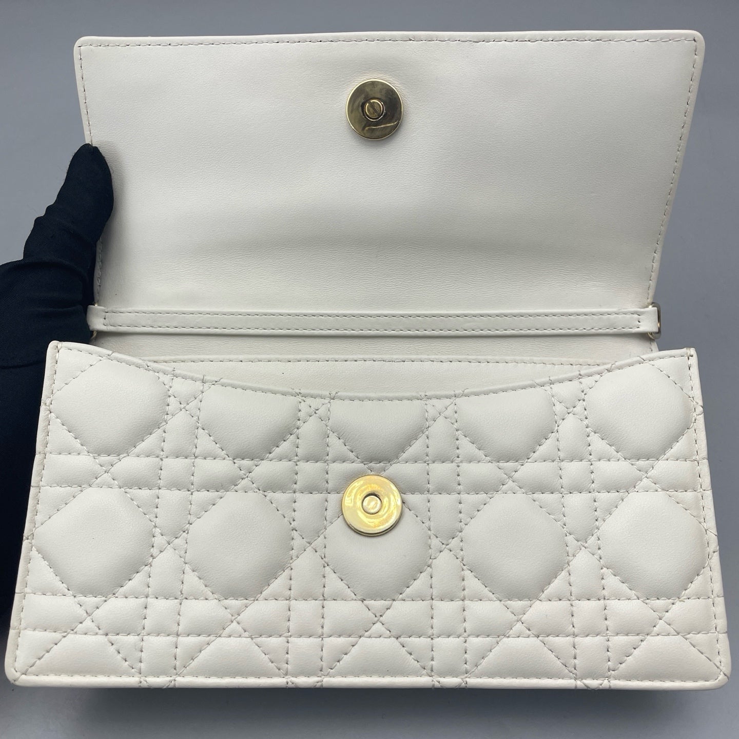 Dior - Lady WOC - Lambskin leather - White - (mini)