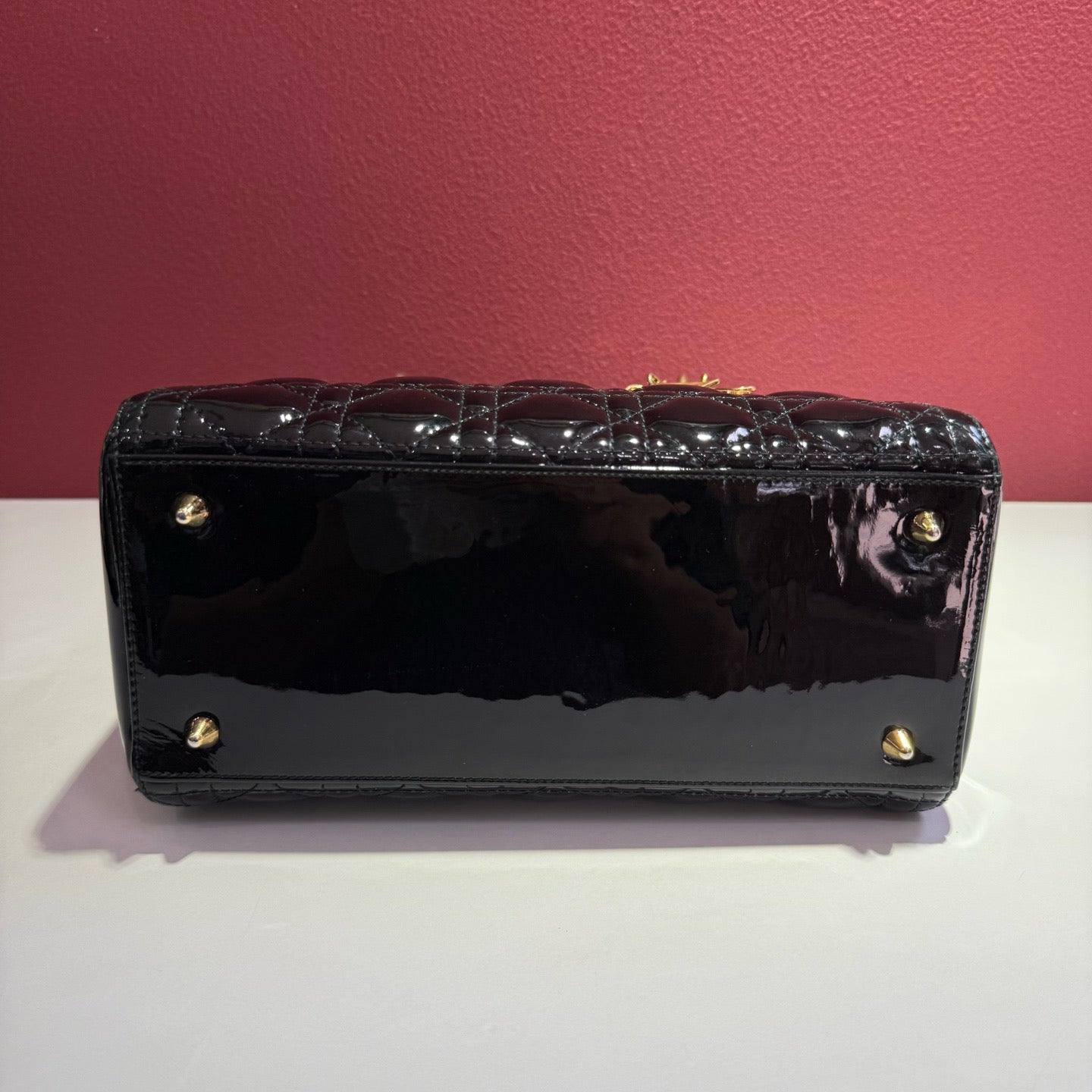 Dior - LadyDior - Patent leather - Black - (medium)