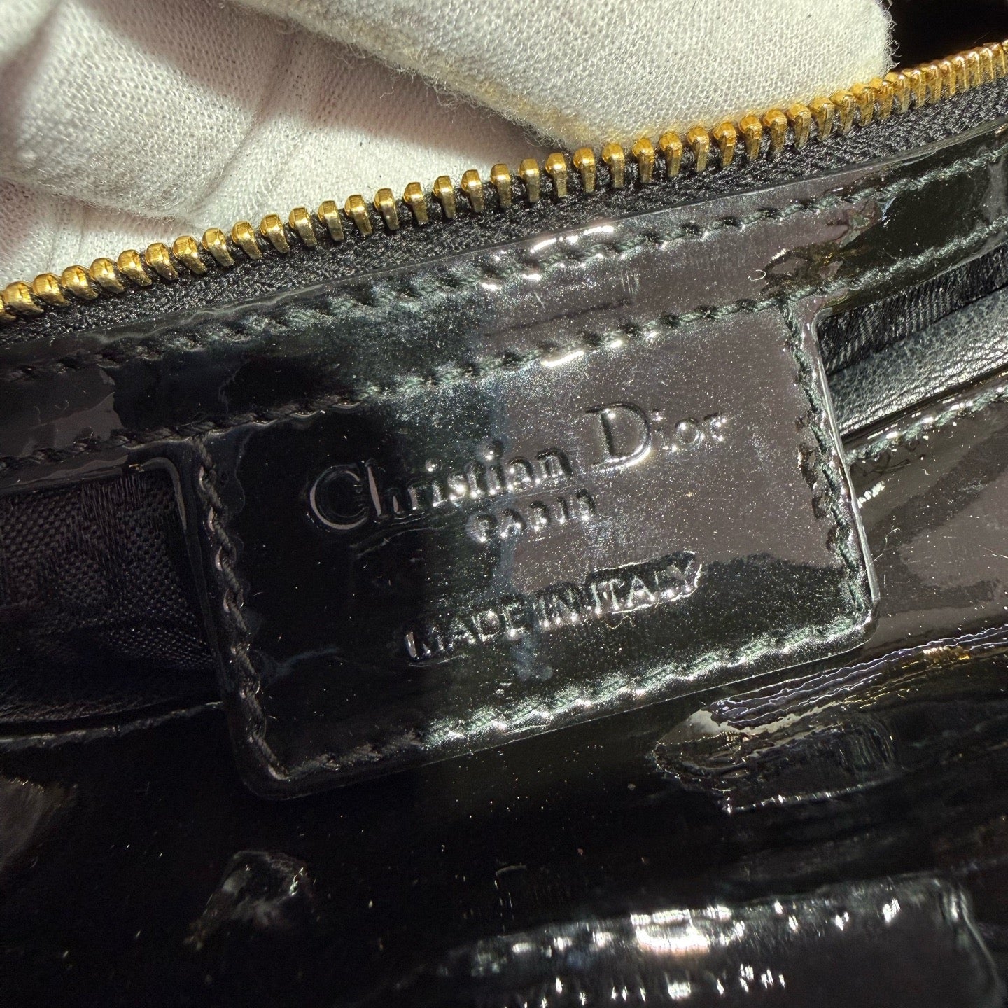 Dior - LadyDior - Patent leather - Black - (medium)