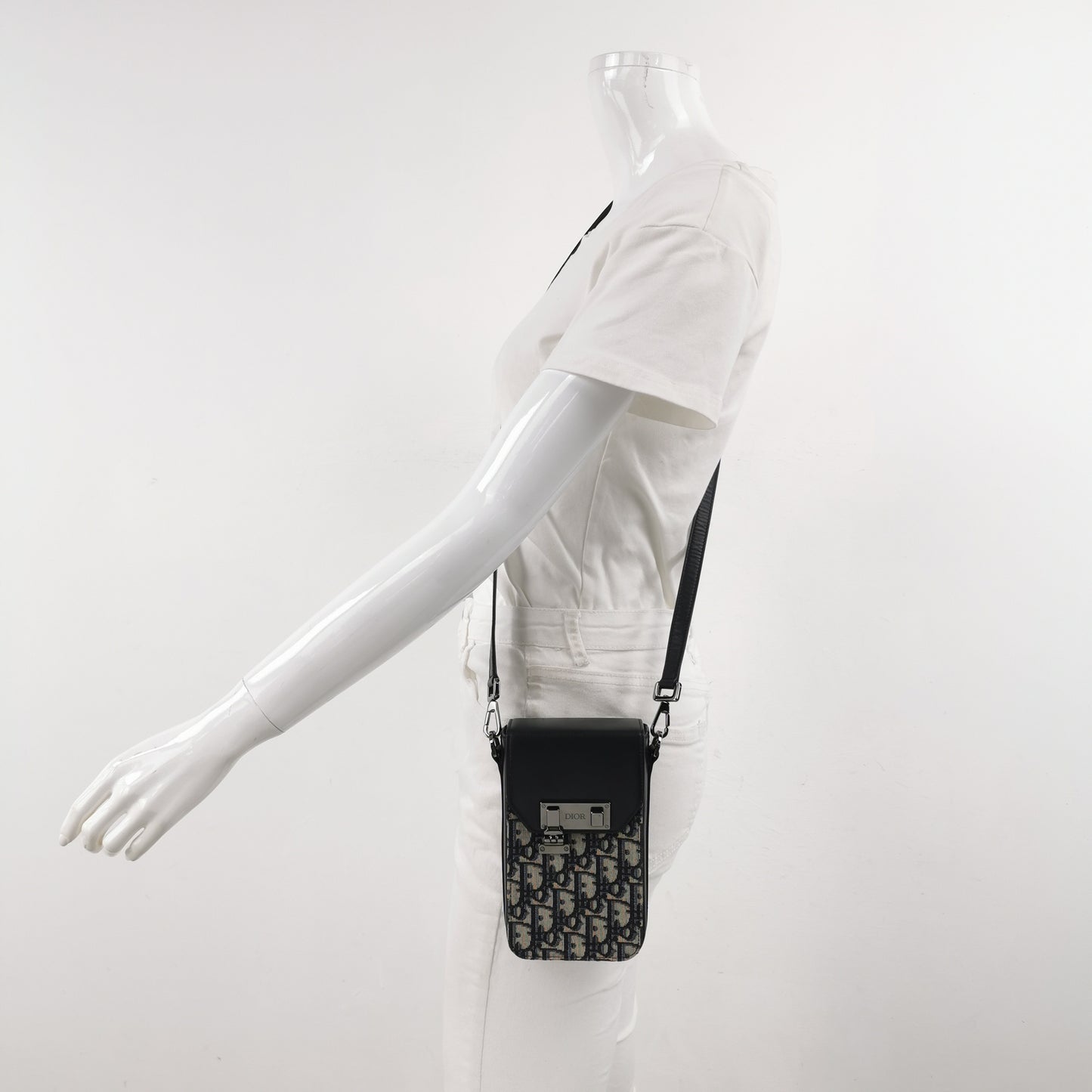 Dior - Lock Bag - Cloth - Blue - (mini)