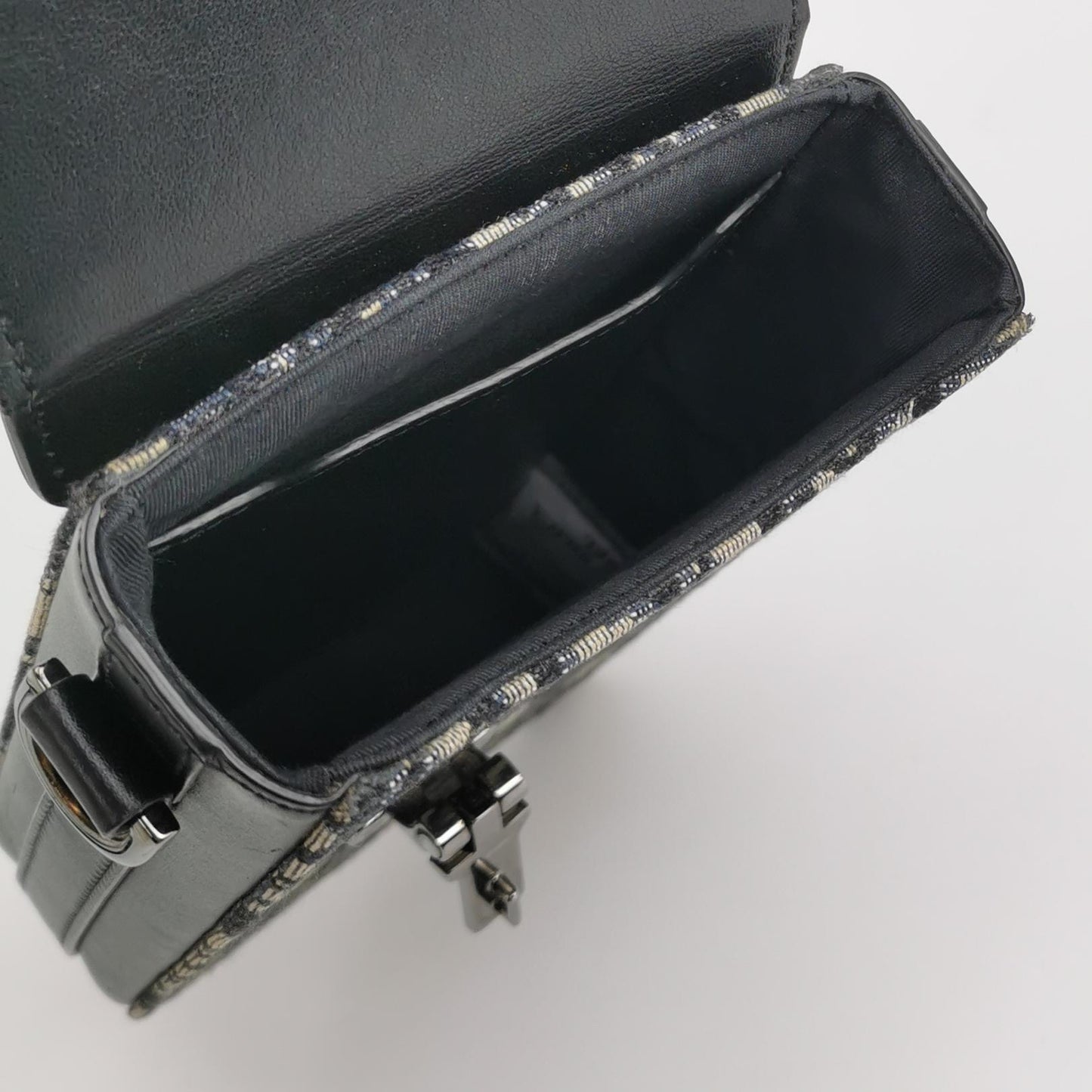 Dior - Lock Bag - Cloth - Blue - (mini)