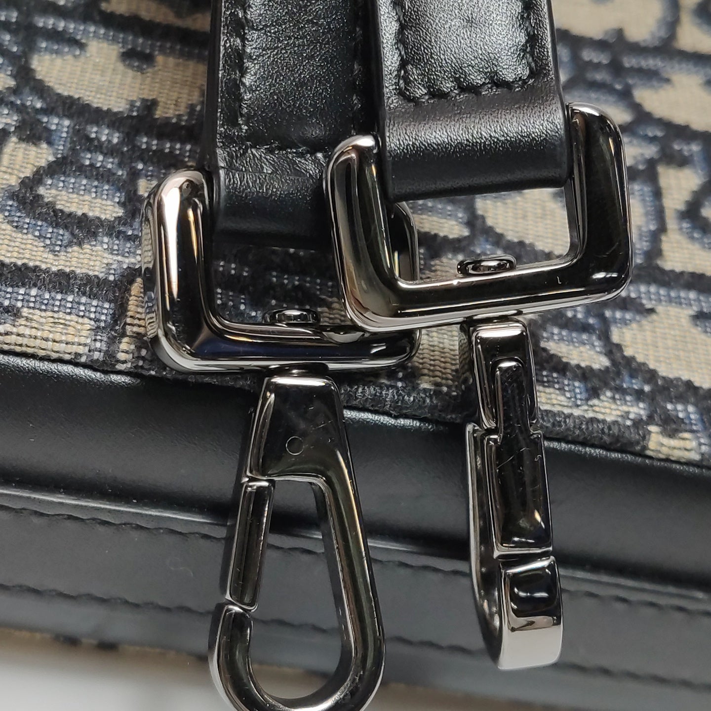 Dior - Lock Bag - Cloth - Blue - (mini)