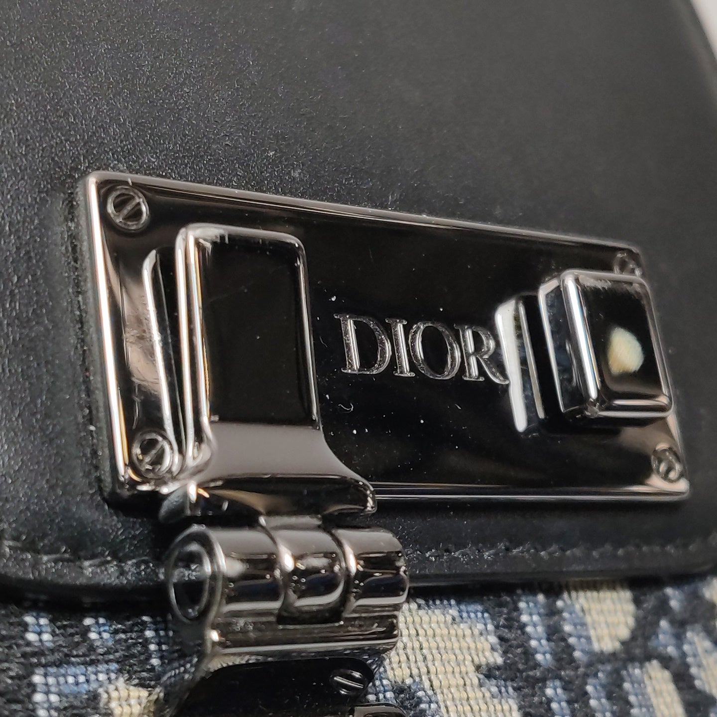 Dior - Lock Bag - Cloth - Blue - (mini)