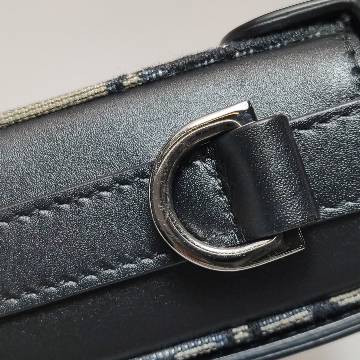 Dior - Lock Bag - Cloth - Blue - (mini)