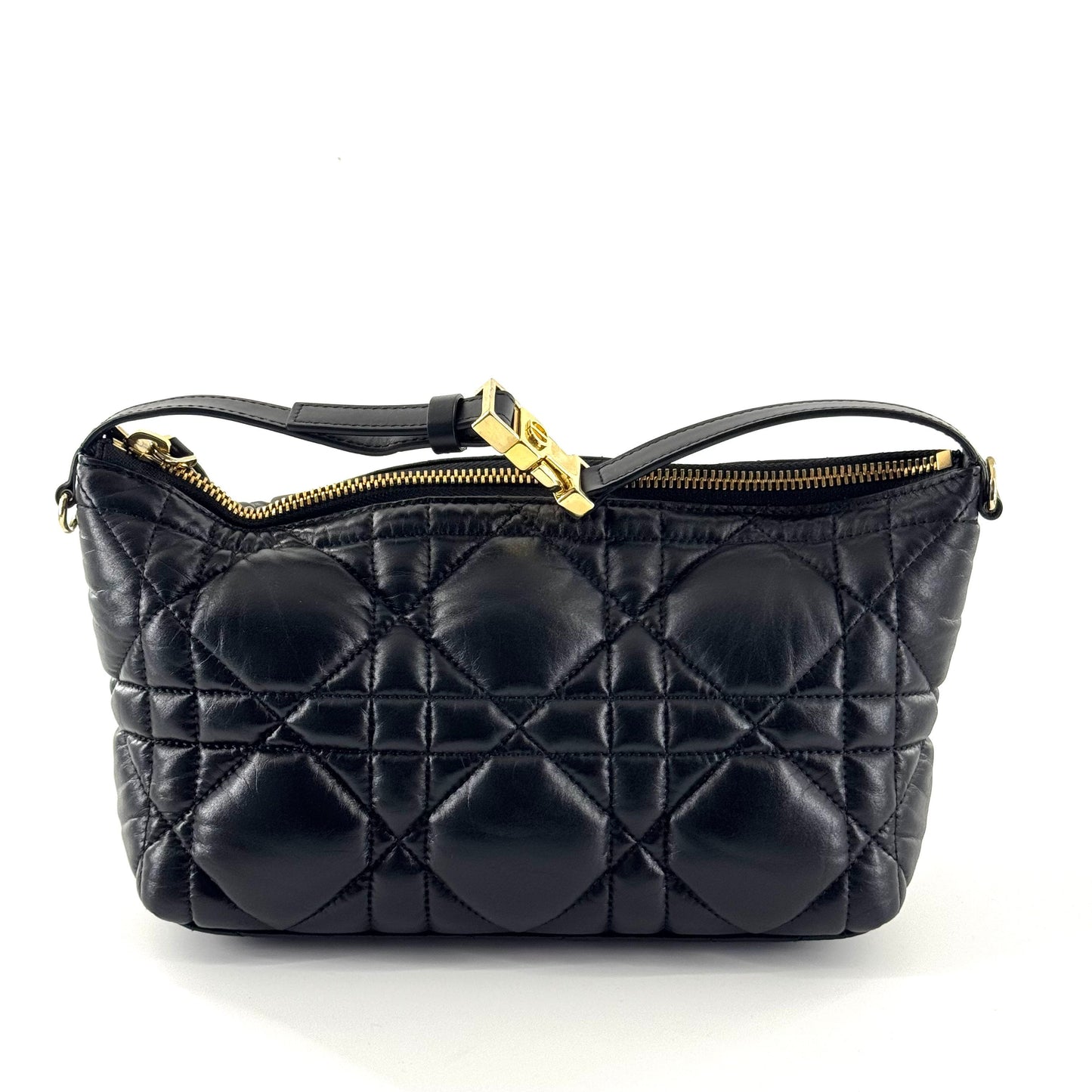 Dior - Lunch Box Bag - Leather - Black