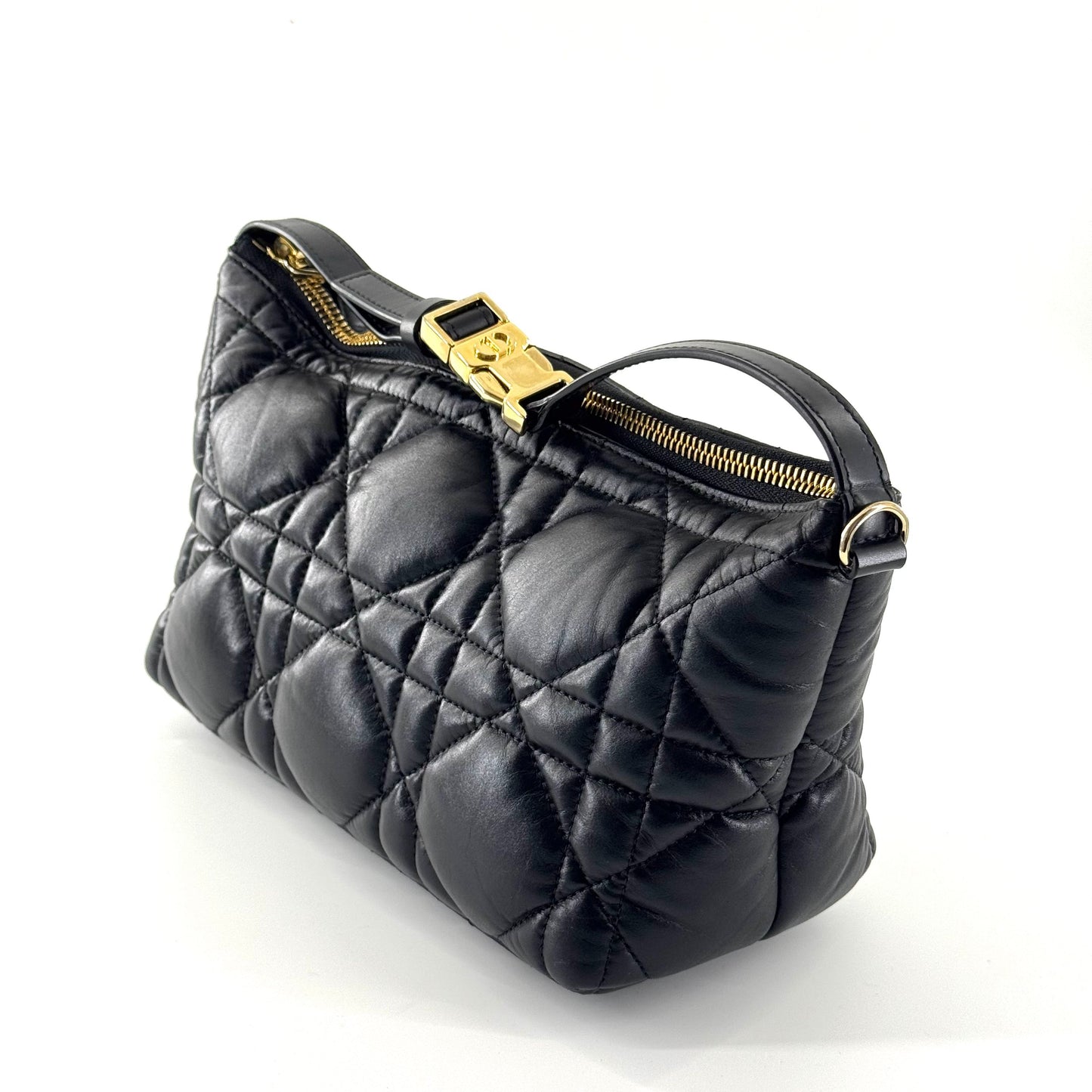 Dior - Lunch Box Bag - Leather - Black