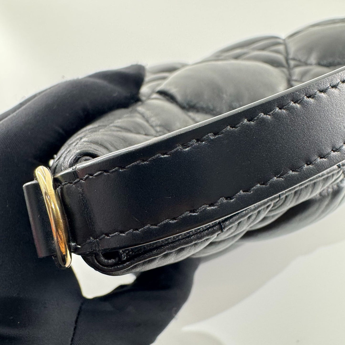 Dior - Lunch Box Bag - Leather - Black