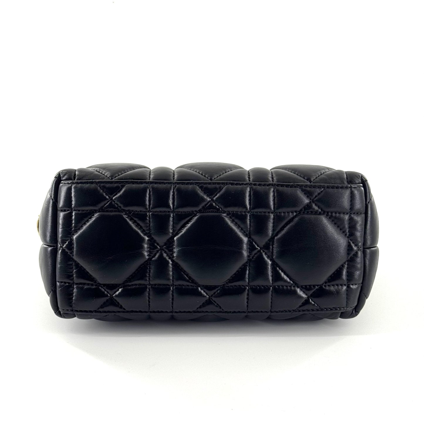 Dior - Lunch Box Bag - Leather - Black