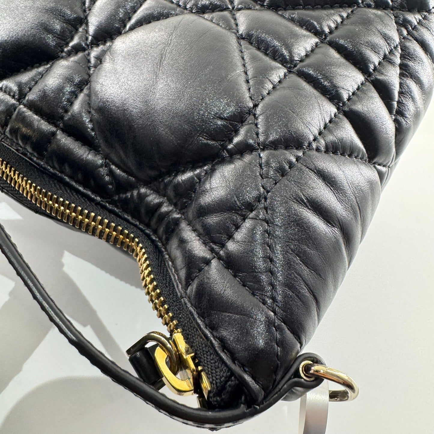 Dior - Lunch Box Bag - Leather - Black