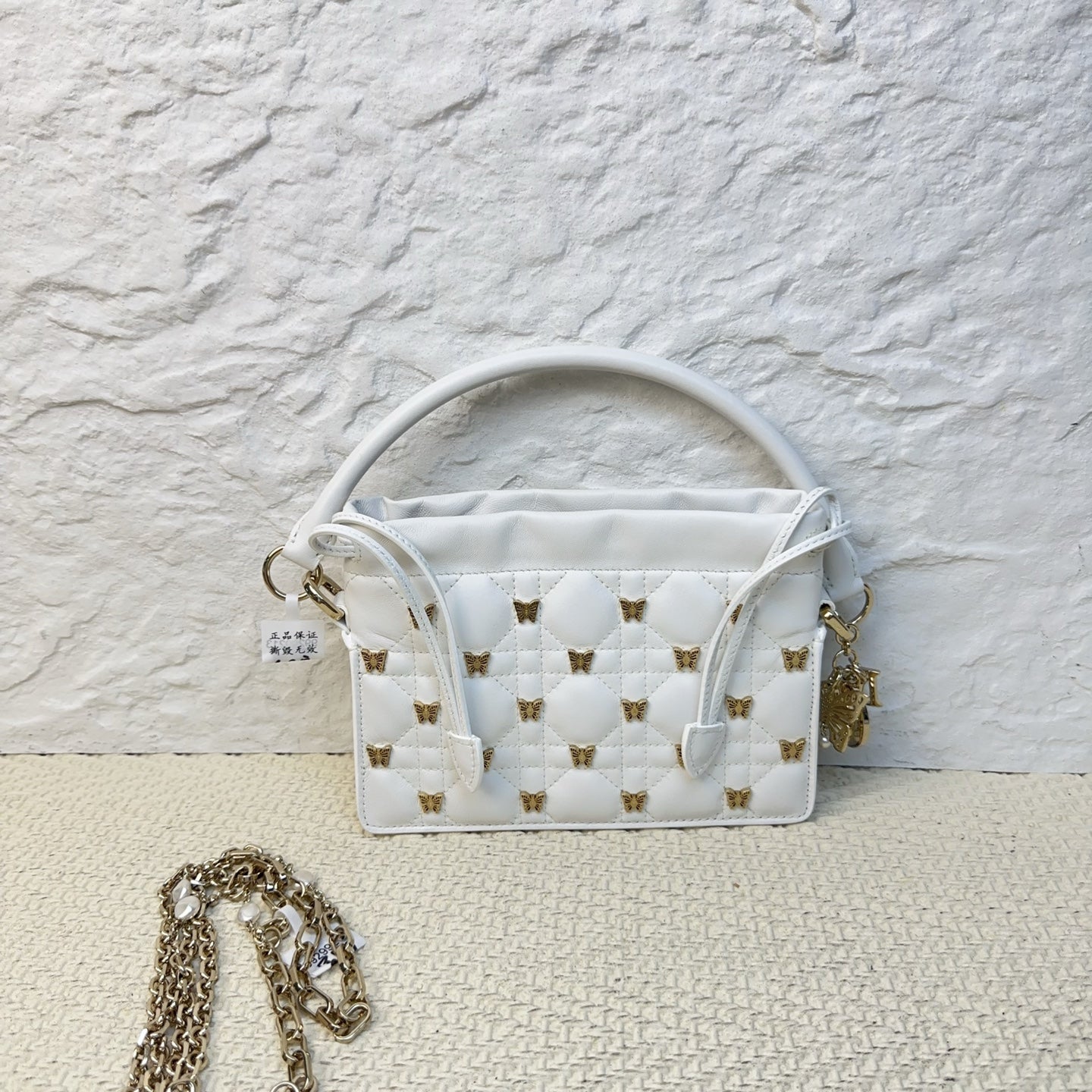 Dior - Milly Butterfly Limited Edition - Leather - White - (mini)