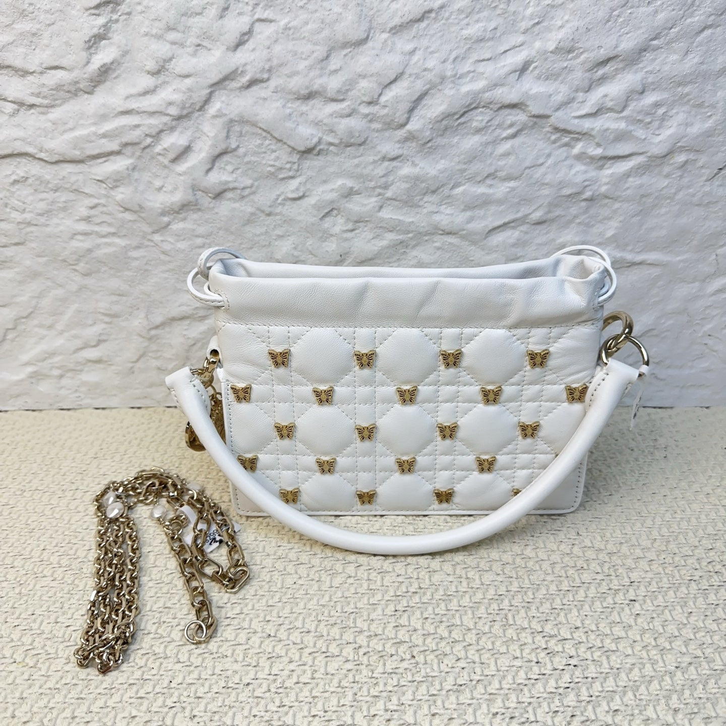 Dior - Milly Butterfly Limited Edition - Leather - White - (mini)