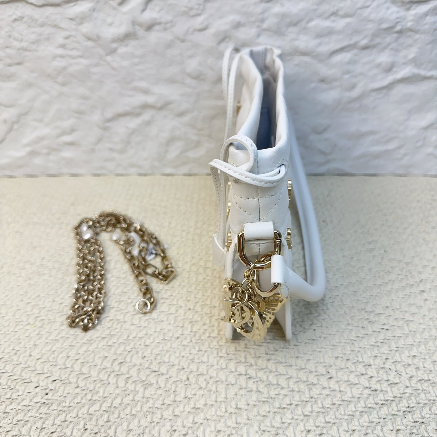 Dior - Milly Butterfly Limited Edition - Leather - White - (mini)