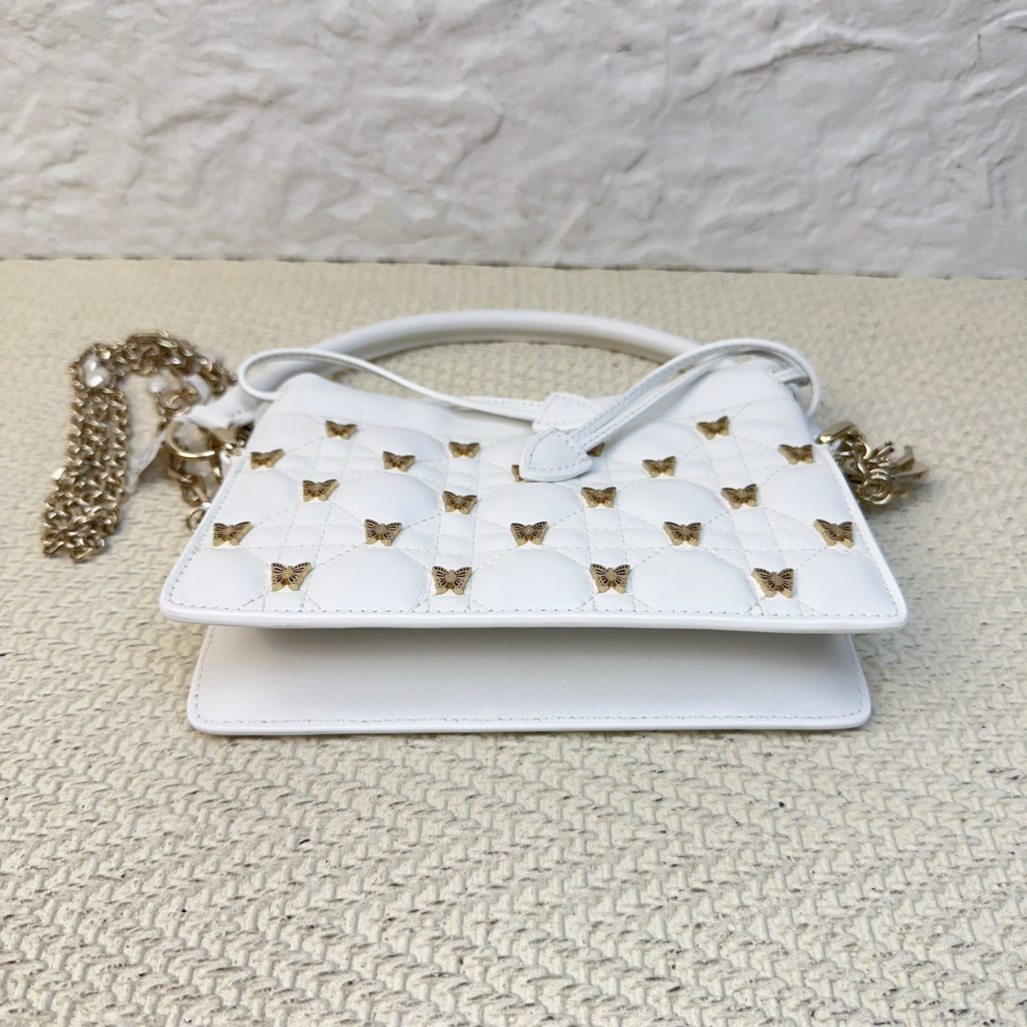 Dior - Milly Butterfly Limited Edition - Leather - White - (mini)
