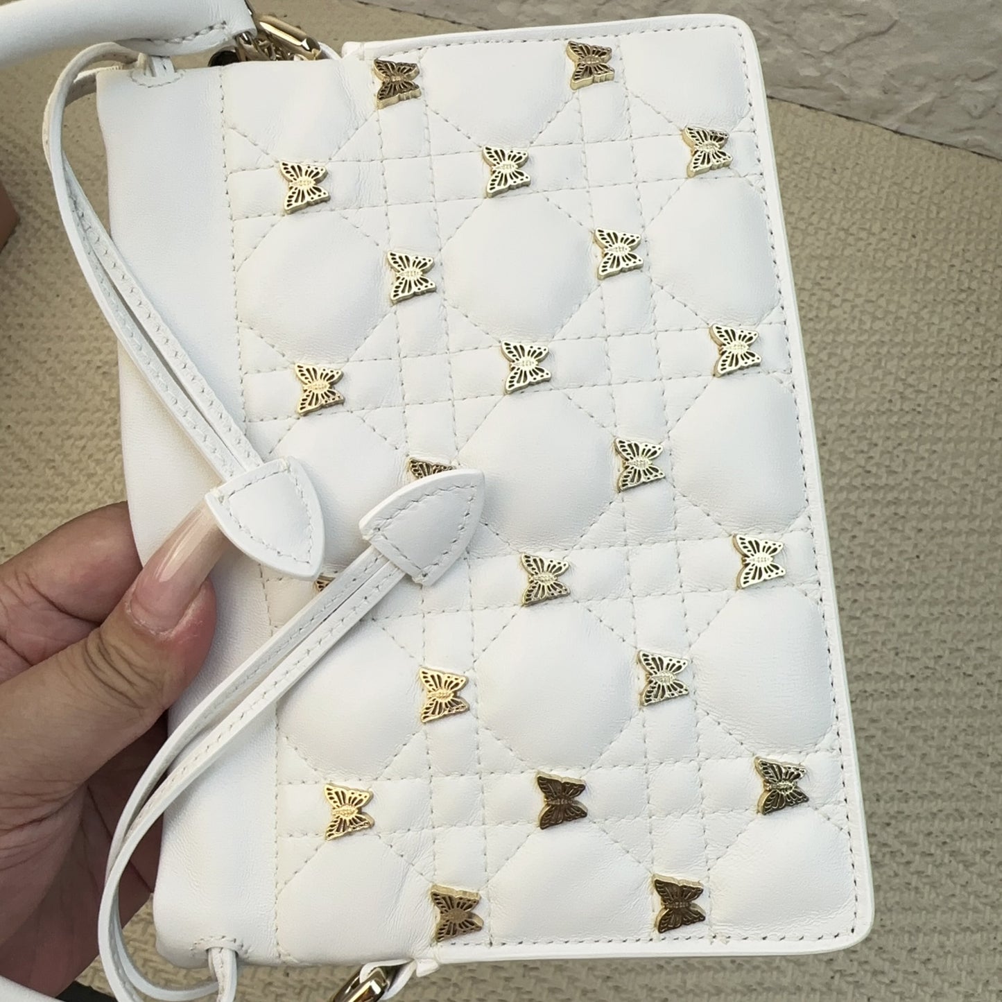 Dior - Milly Butterfly Limited Edition - Leather - White - (mini)