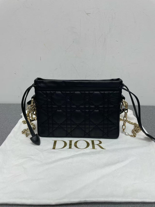 Dior - Milly Chain Bag - Lambskin leather - Black - (Mini)