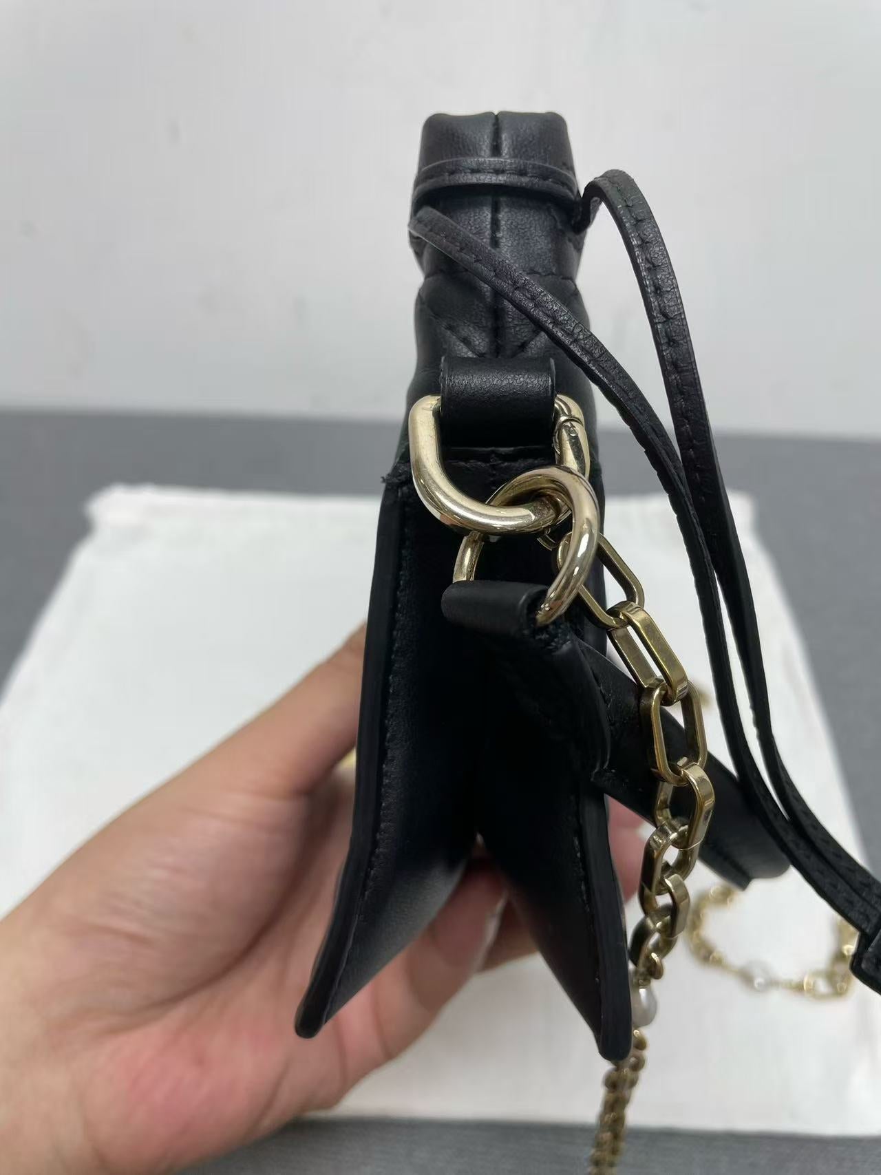 Dior - Milly Chain Bag - Lambskin leather - Black - (Mini)