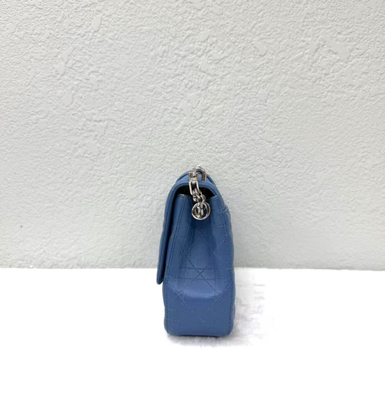 Dior - Miss Dior Chain Bag - Lambskin leather - Blue - (small)