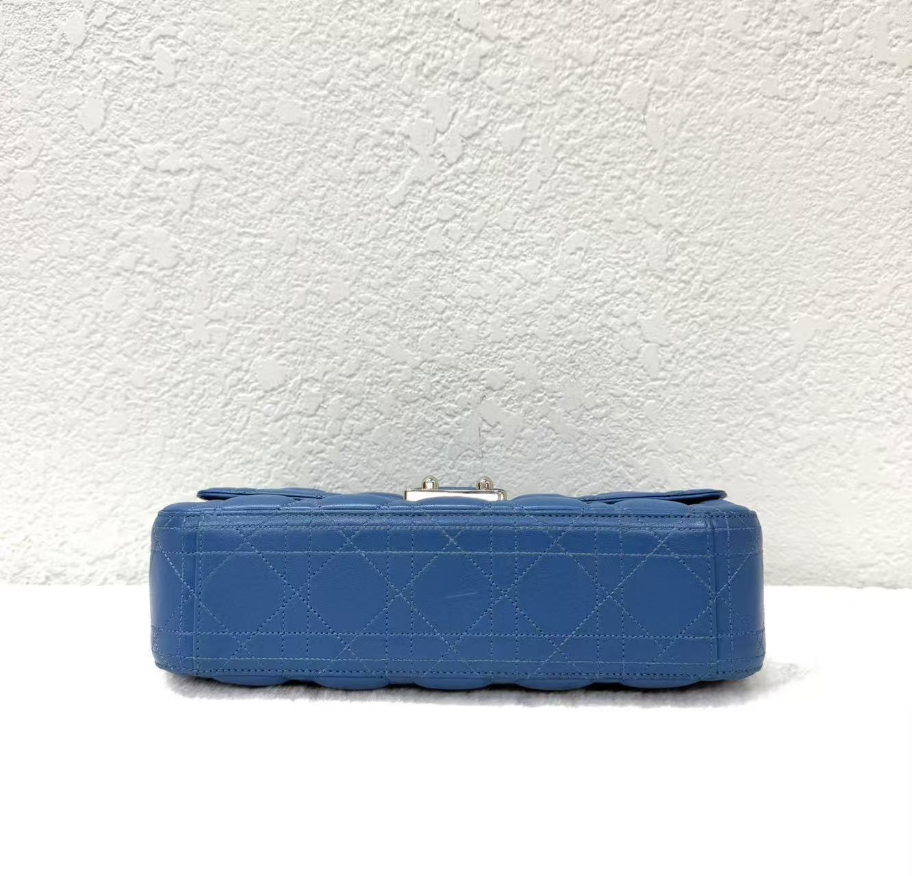 Dior - Miss Dior Chain Bag - Lambskin leather - Blue - (small)