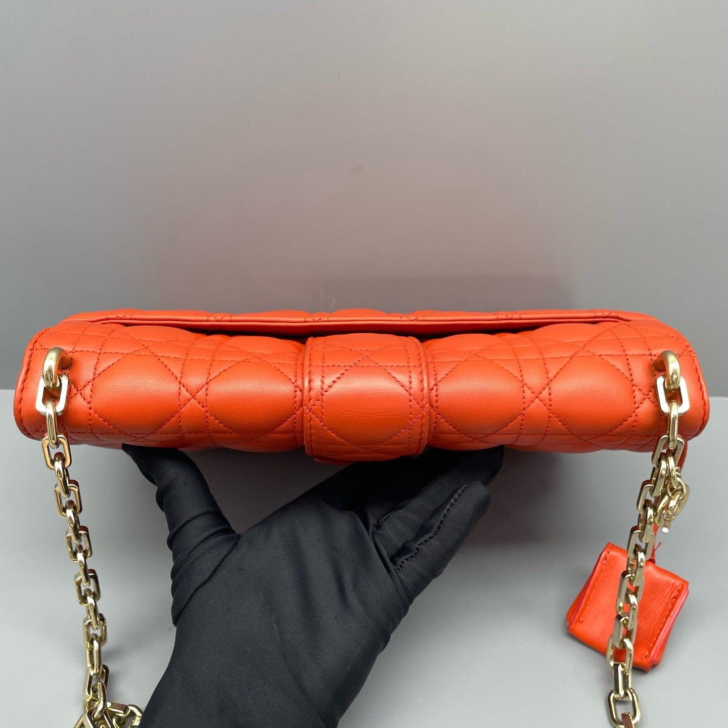 Dior - Miss Dior - Lambskin leather - Orange - (Medium)