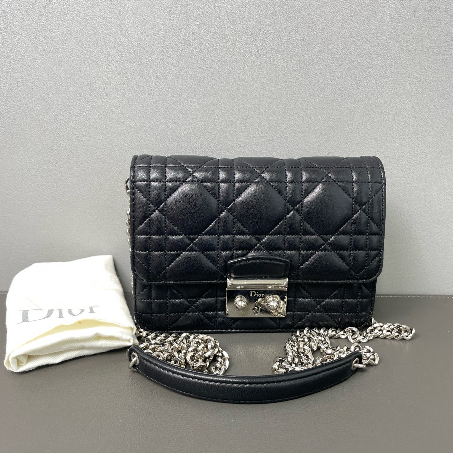 Dior - Miss Dior - Leather - Black - (mini)