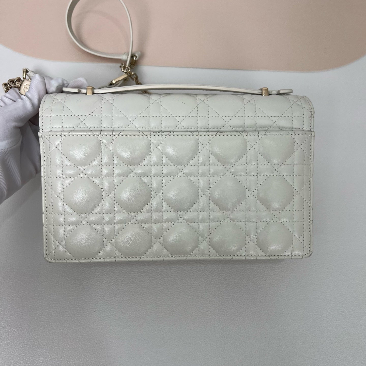 Dior - Miss Dior - Leather - White - (small)