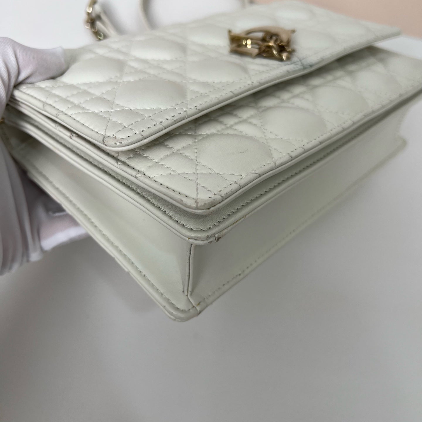 Dior - Miss Dior - Leather - White - (small)