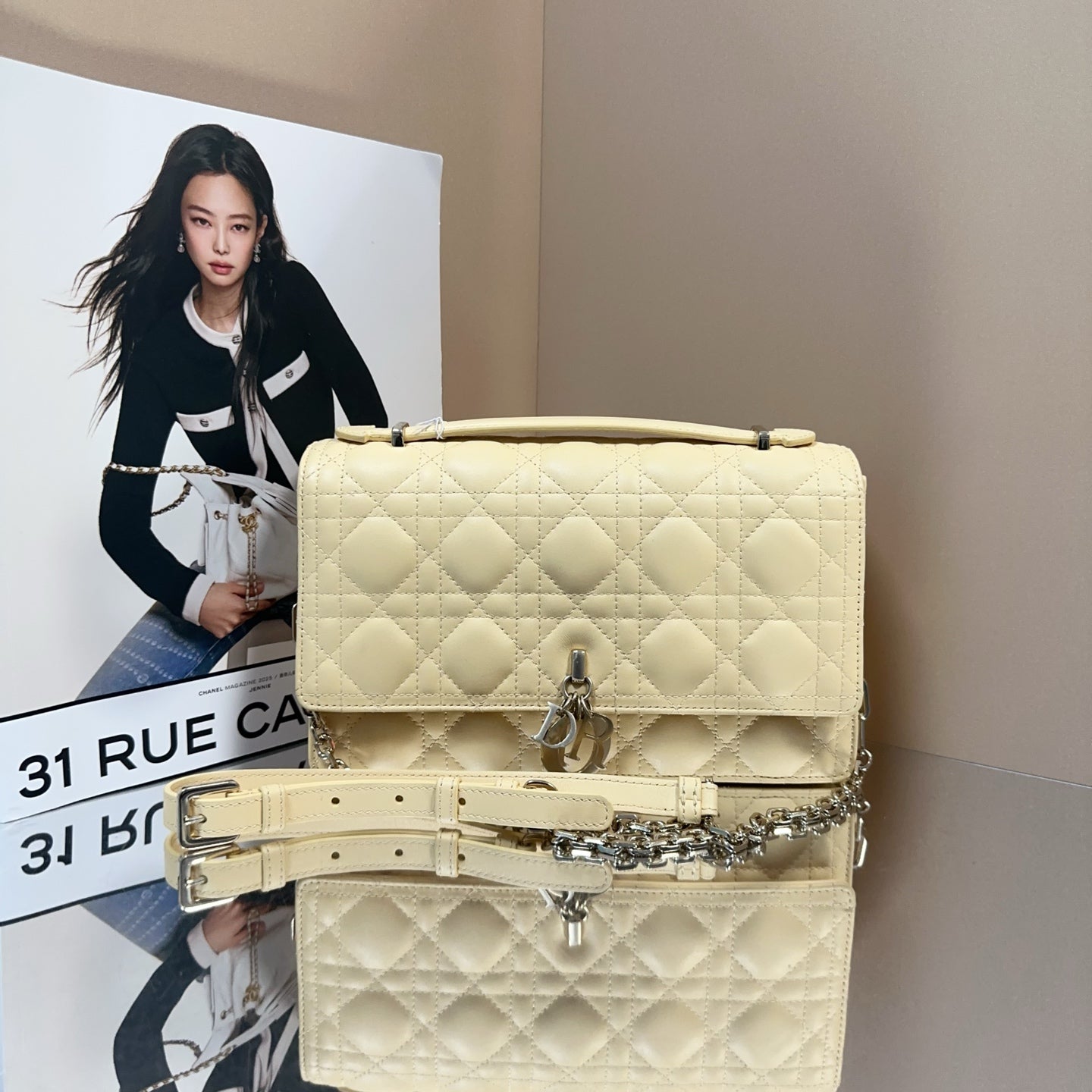 Dior - Miss Dior - Leather - Yellow - (medium)