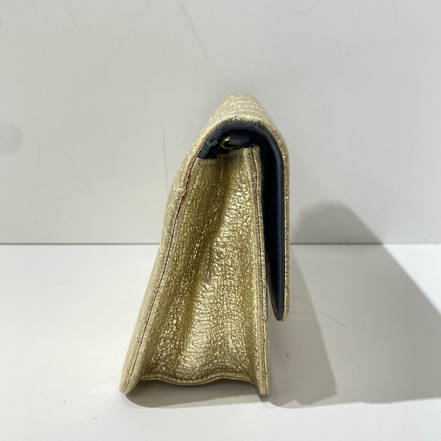 Dior - Miss Dior WOC (Wallet on Chain) - Metallic leather - Gold - (mini)