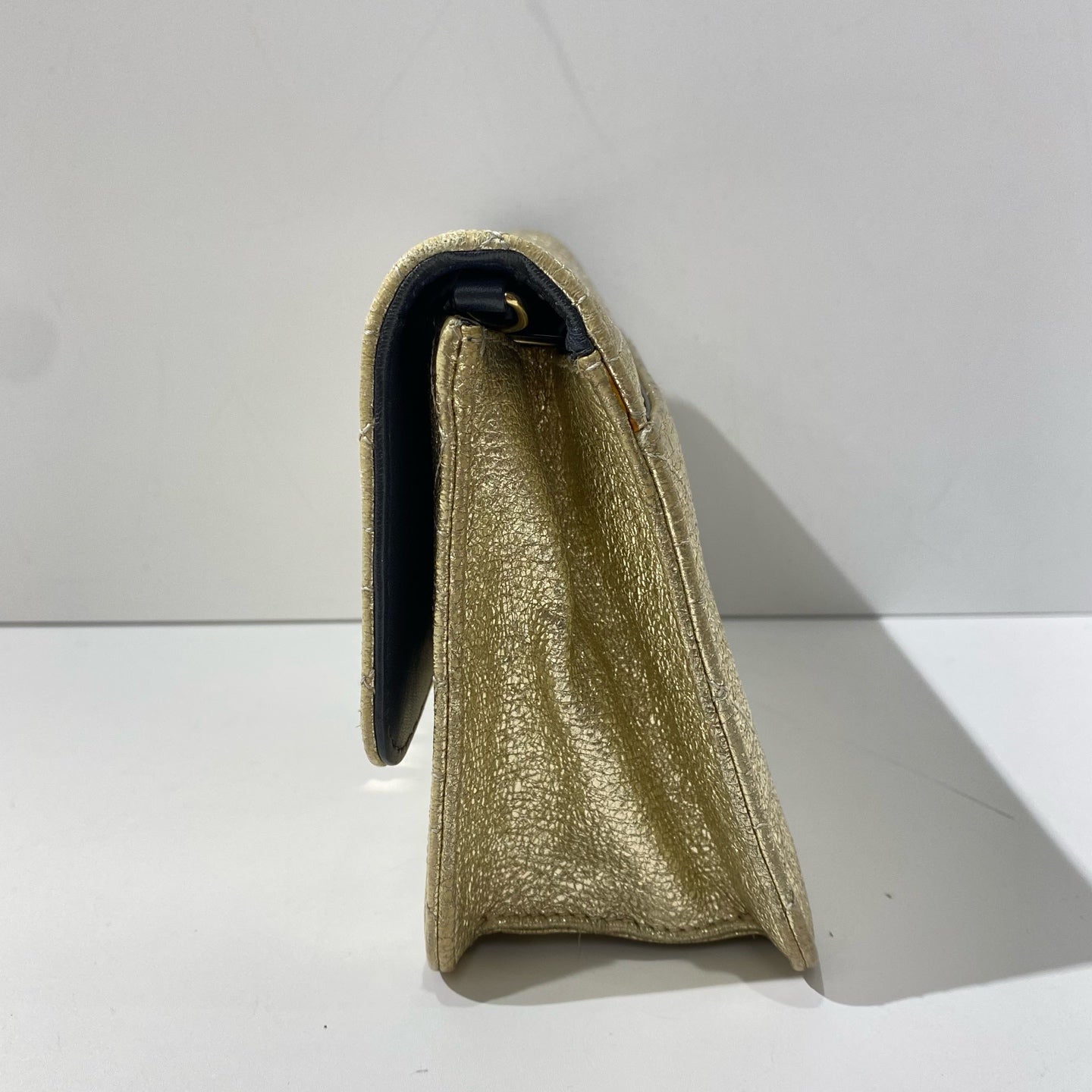 Dior - Miss Dior WOC (Wallet on Chain) - Metallic leather - Gold - (mini)