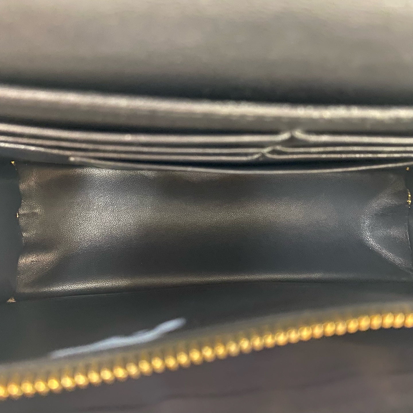 Dior - Miss Dior WOC (Wallet on Chain) - Metallic leather - Gold - (mini)