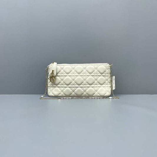 Dior - Miss Midi - Leather - White - (Small)