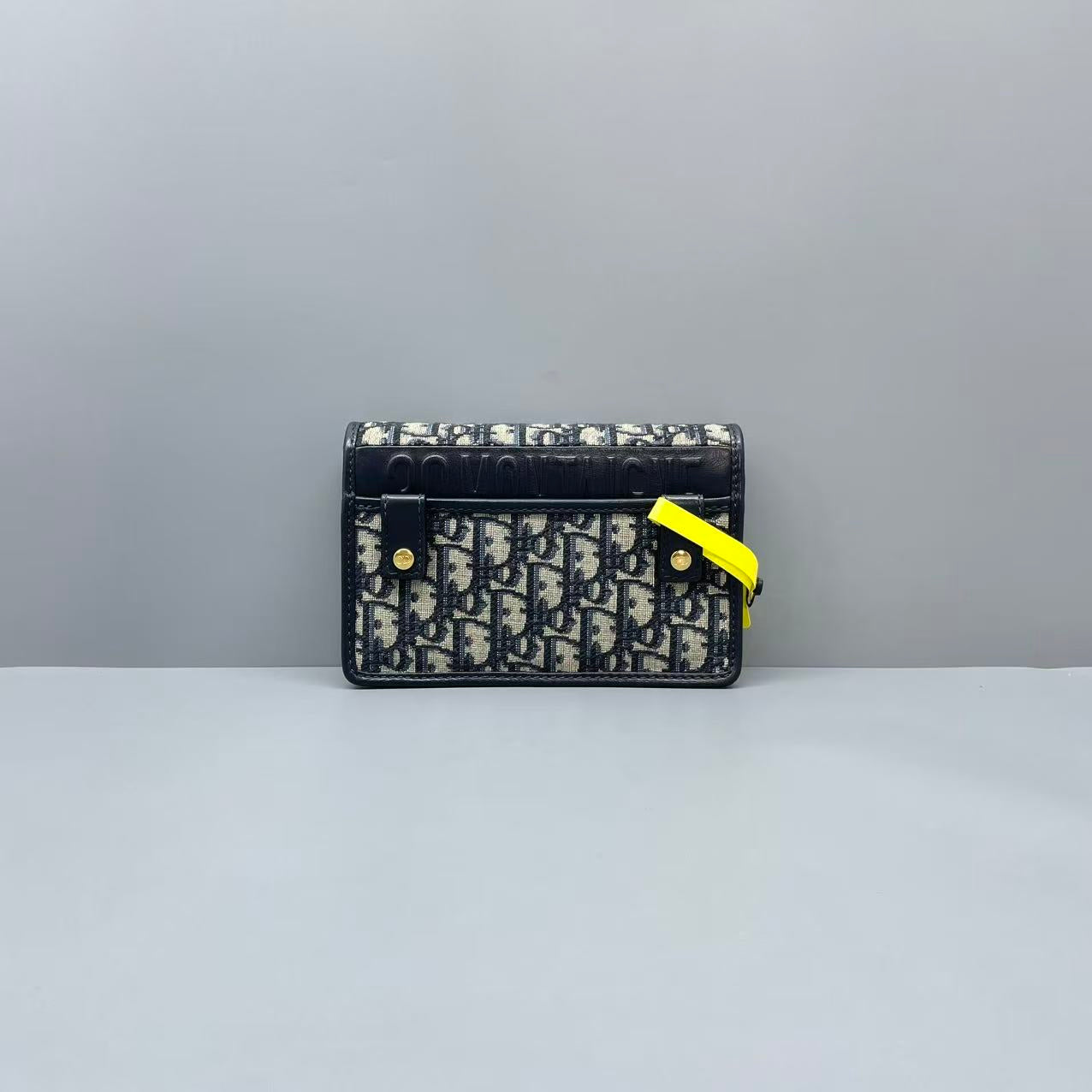 Dior - Montaigne 2-in-1 - Oblique canvas and leather - Blue - (small)