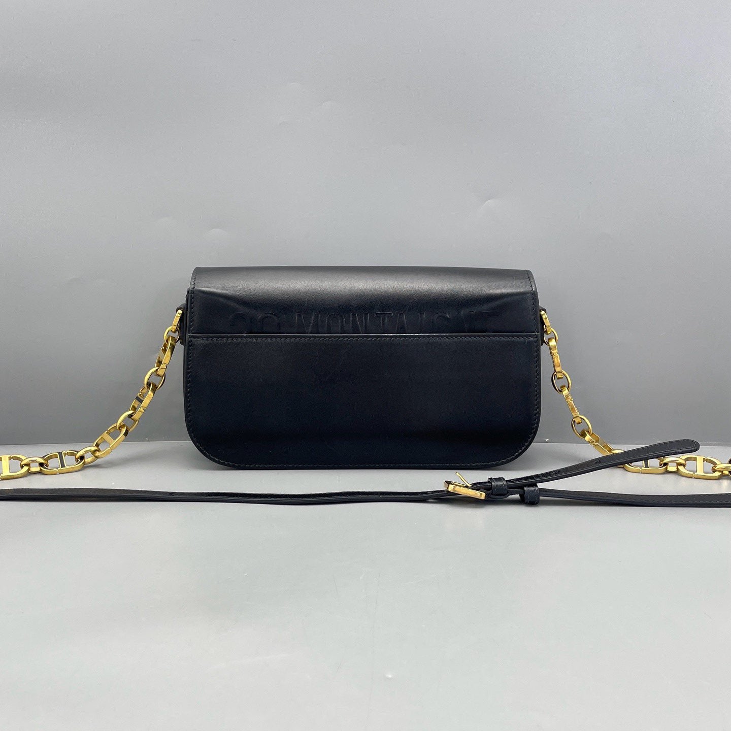 Dior - Montaigne 30 - Calfskin leather - Black - (mini)