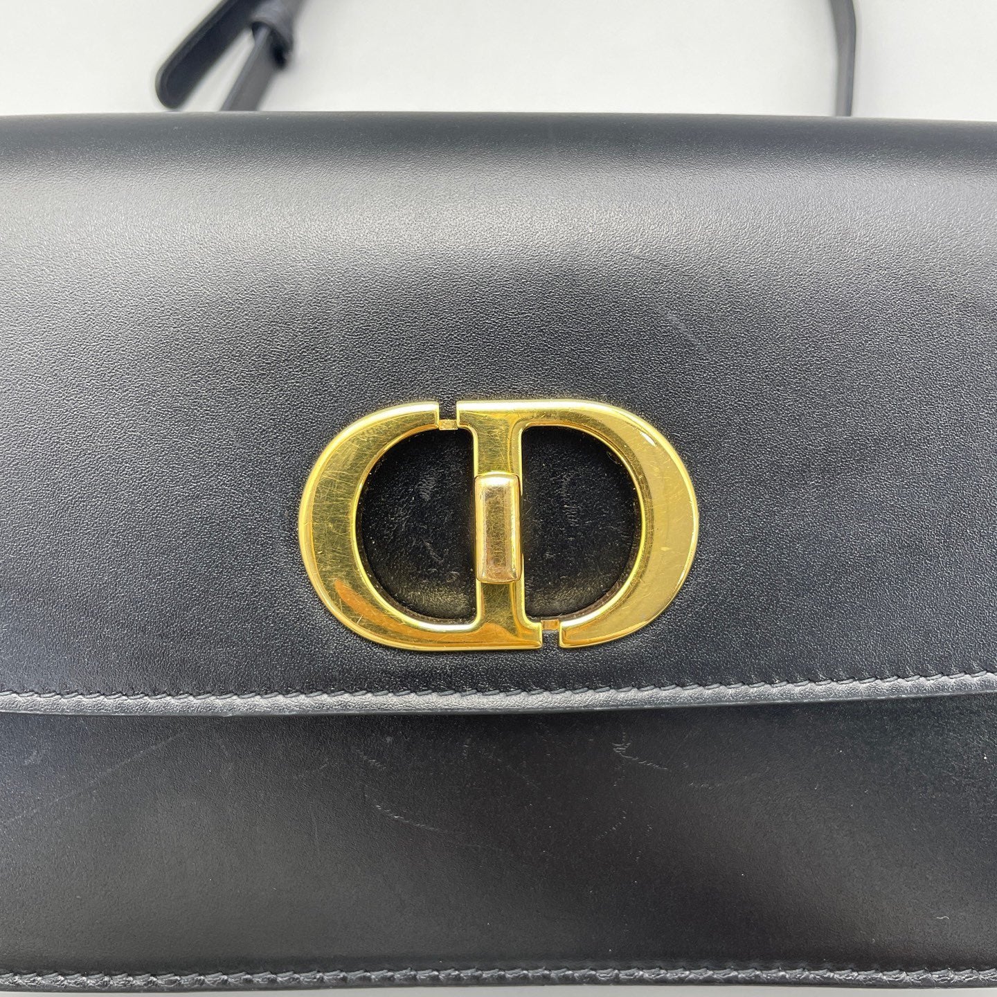 Dior - Montaigne 30 - Calfskin leather - Black - (mini)