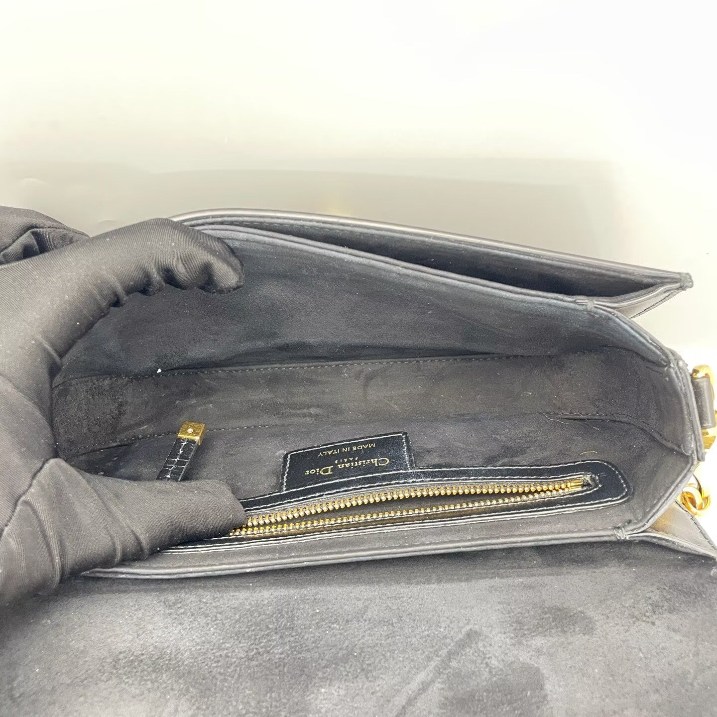 Dior - Montaigne 30 - Calfskin leather - Black - (mini)