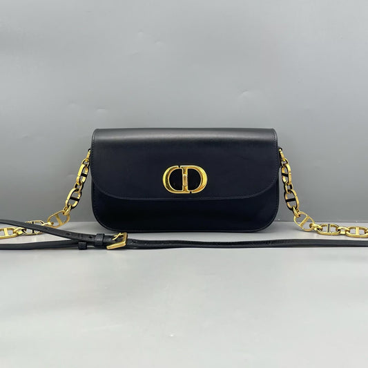 Dior - Montaigne 30 - Calfskin leather - Black - (mini)