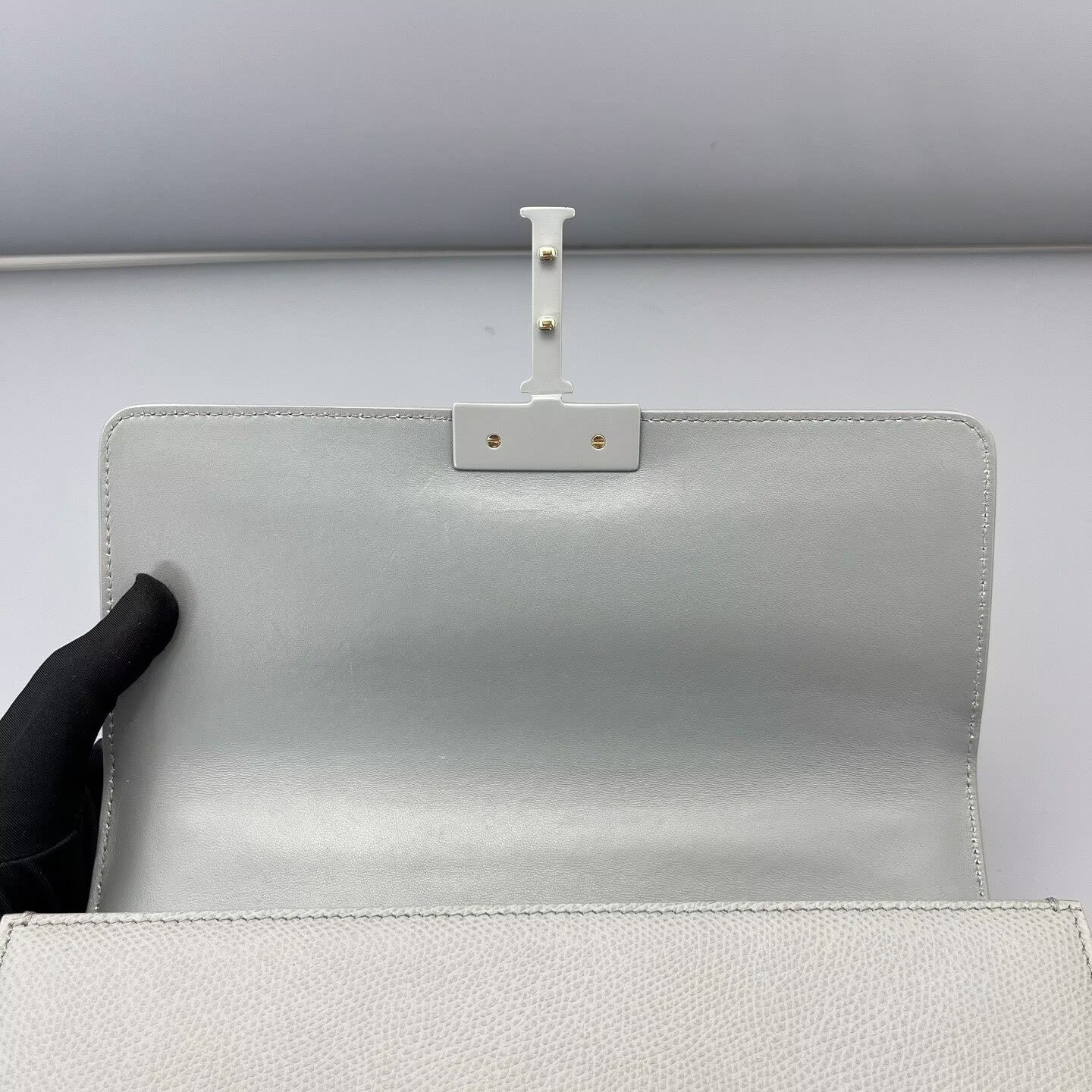Dior - Montaigne 30 - Grained calfskin leather - Grey - (medium)