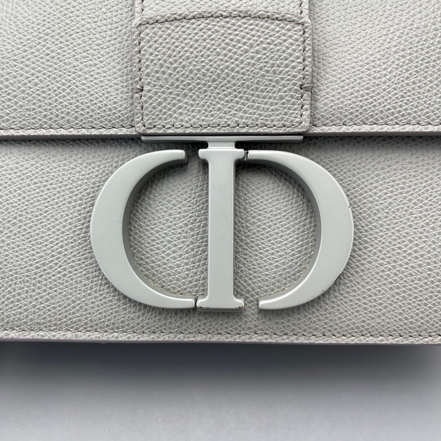 Dior - Montaigne 30 - Grained calfskin leather - Grey - (medium)