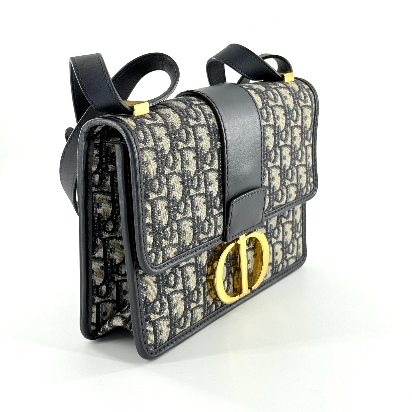 Dior - Montaigne 30 - Oblique canvas with leather trim - Multicolour - (medium)