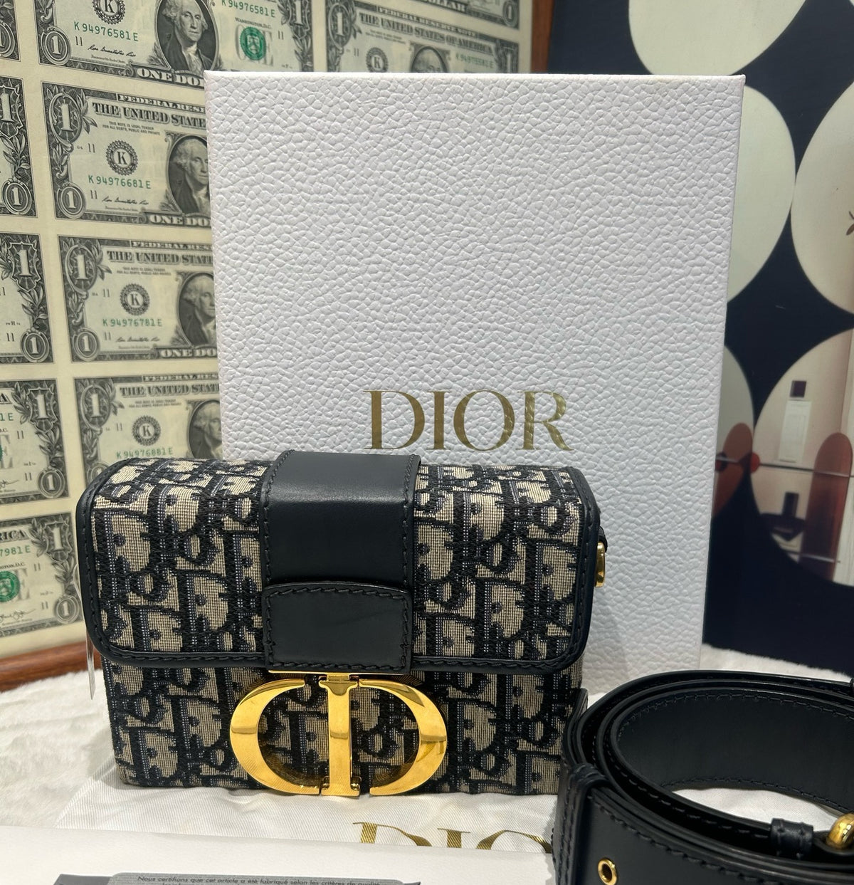 Dior - Montaigne Box Mini - Cloth - Multicolour - (Mini)
