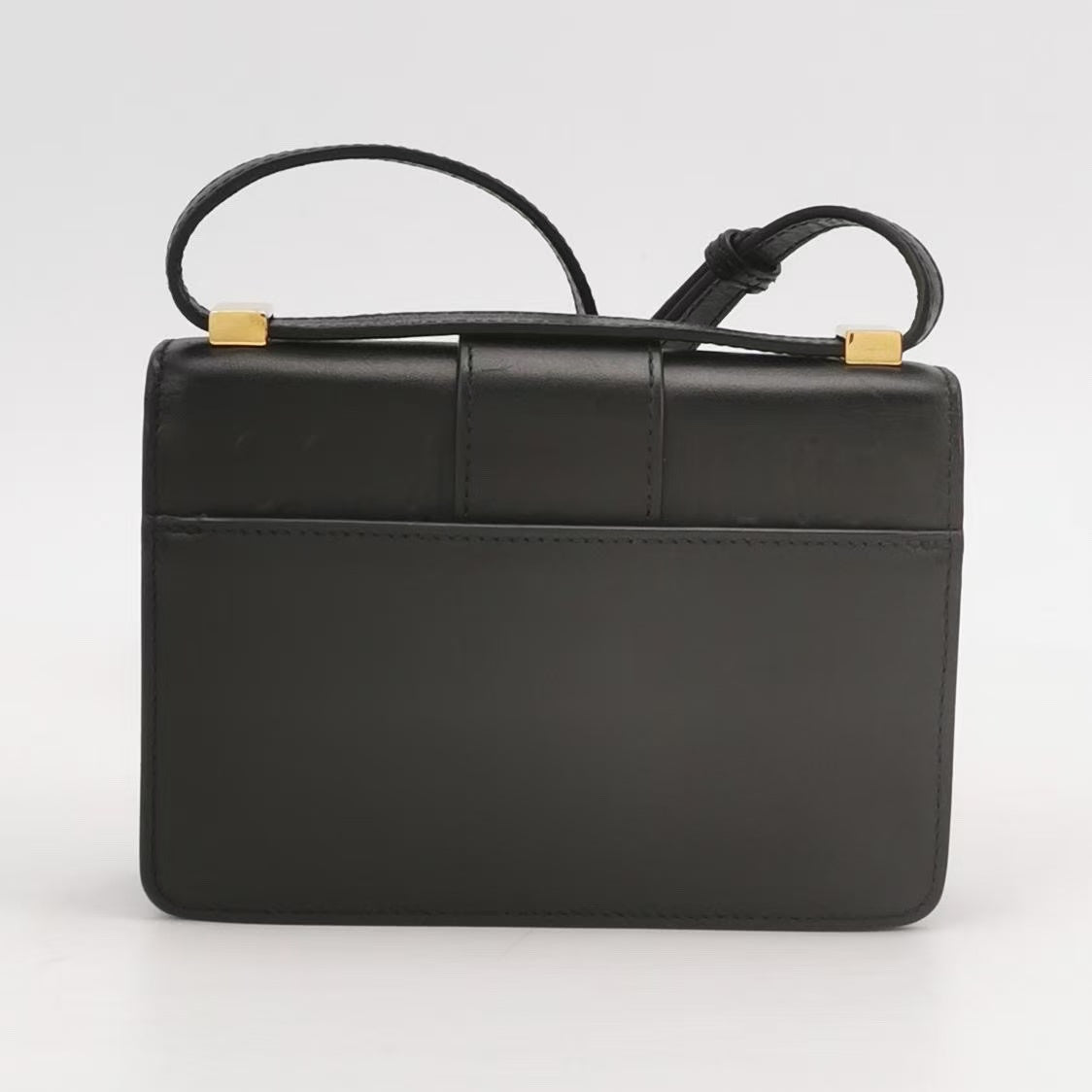 Dior - Montaigne - Calfskin leather - Black with Gold-Tone Hardware - (mini)