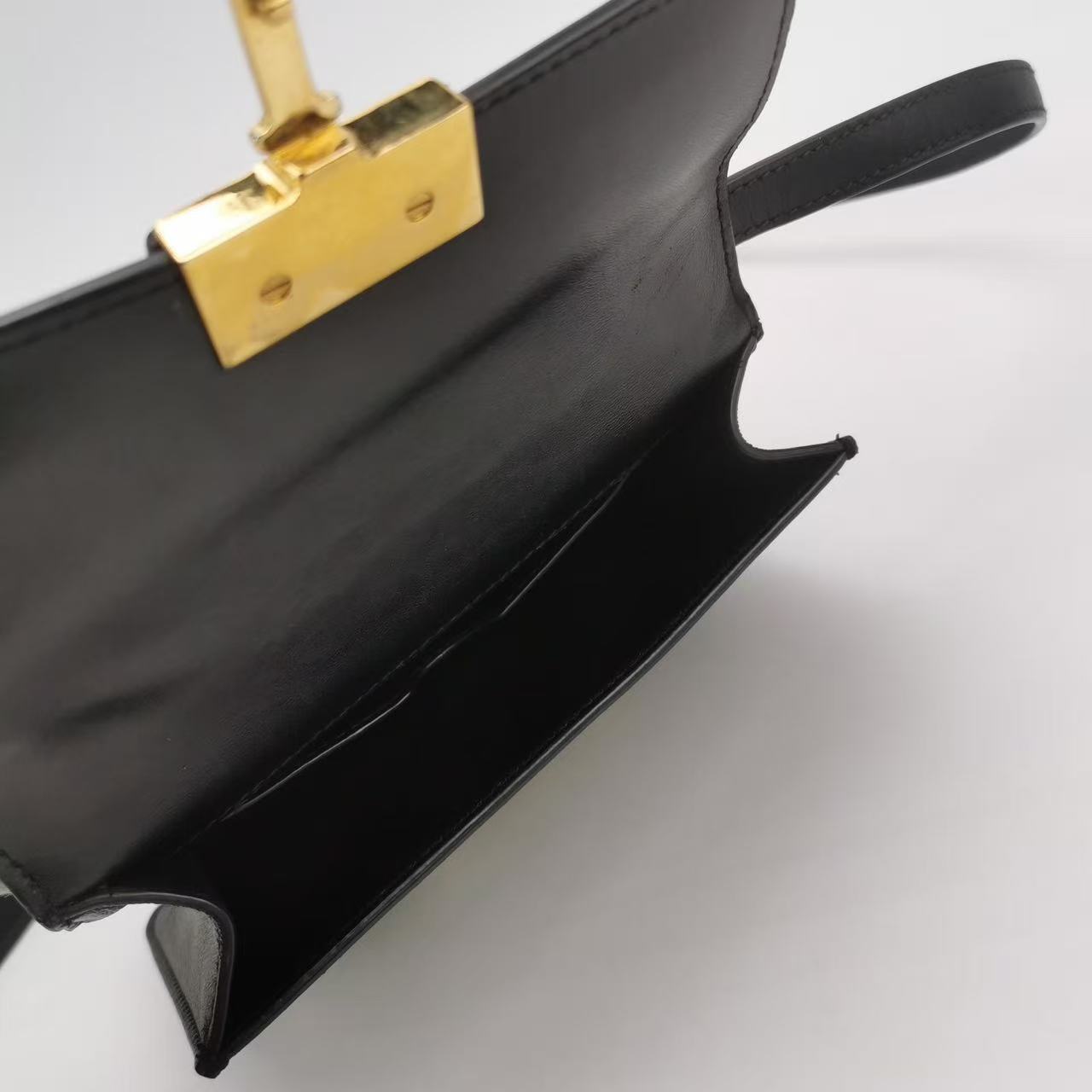Dior - Montaigne - Calfskin leather - Black with Gold-Tone Hardware - (mini)