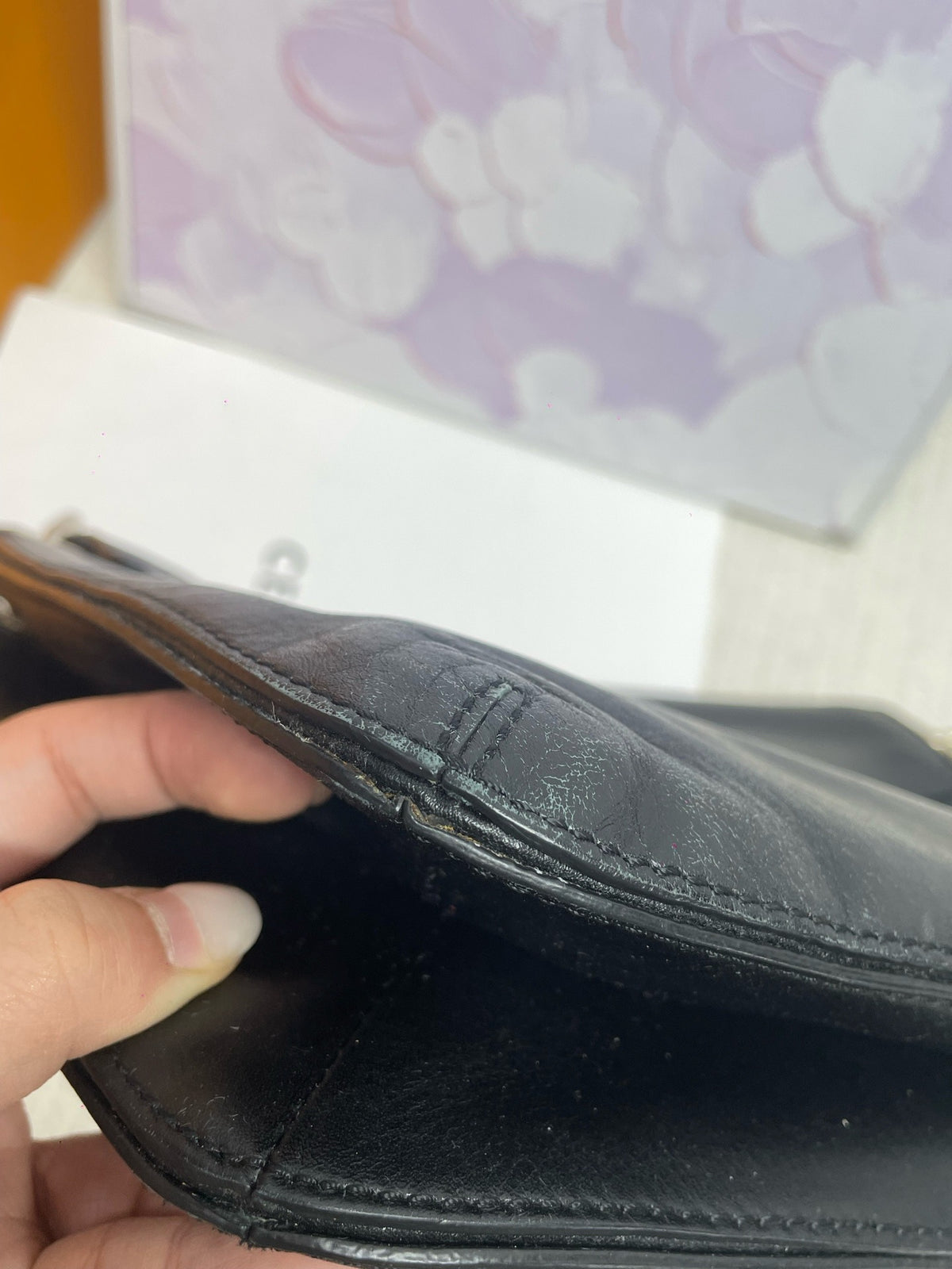 Dior - Montaigne - Leather - Black - (small)