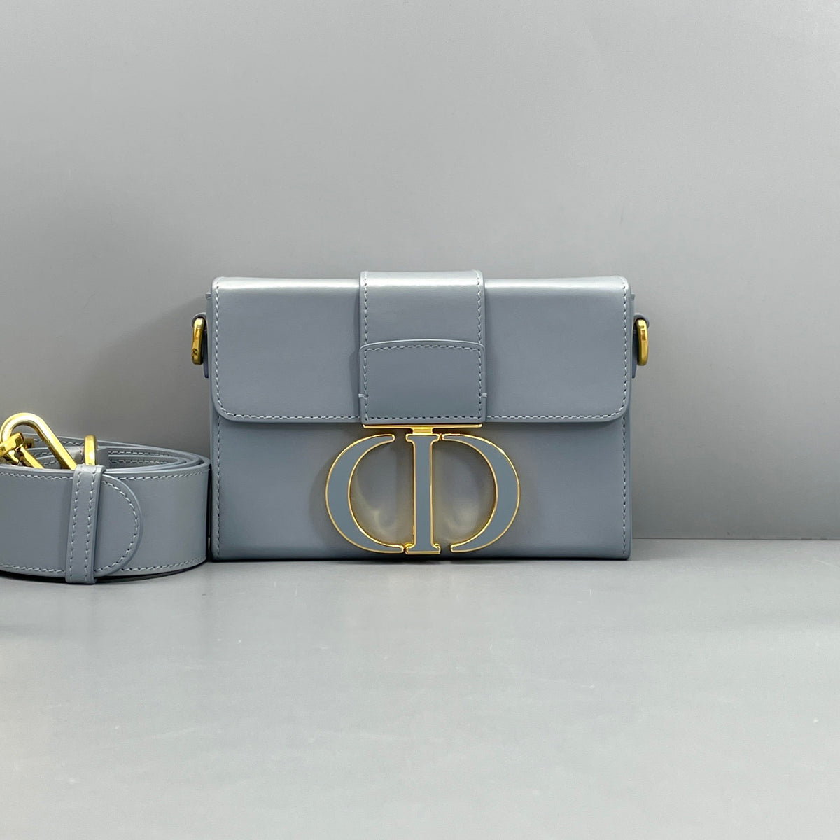 Dior - Montaigne Mini - Leather - Blue - (mini)
