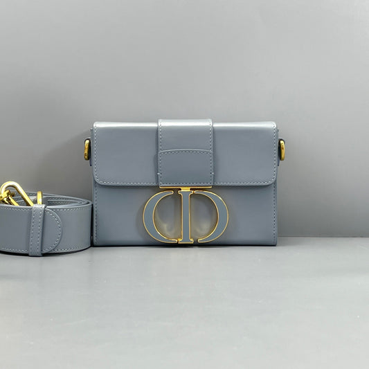 Dior - Montaigne Mini - Leather - Blue - (mini)