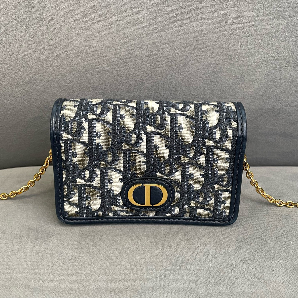Dior - Montaigne Nano - Cloth - Navy - (mini)