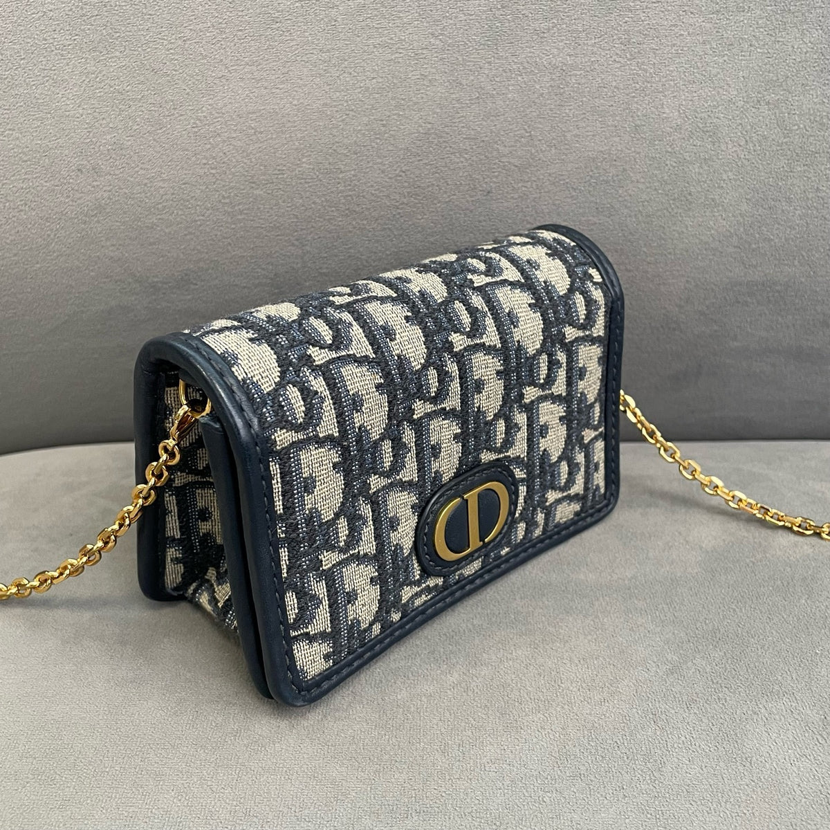 Dior - Montaigne Nano - Cloth - Navy - (mini)