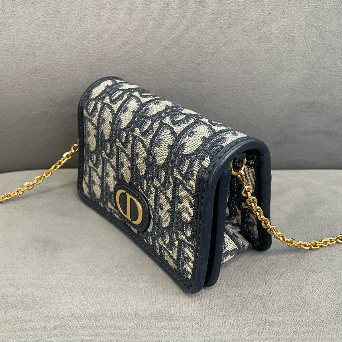 Dior - Montaigne Nano - Cloth - Navy - (mini)