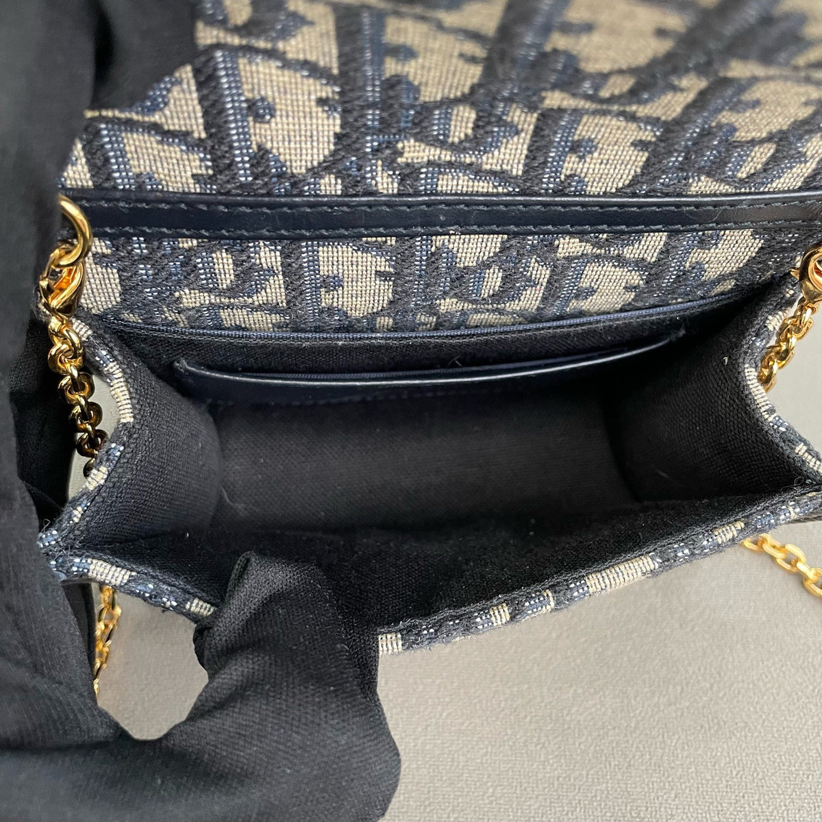 Dior - Montaigne Nano - Cloth - Navy - (mini)